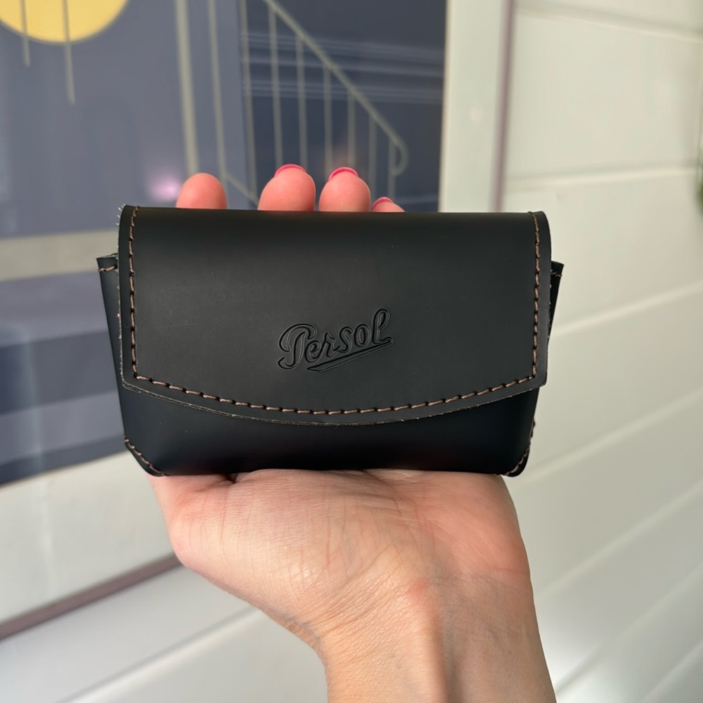 Persol sunglasses case, black